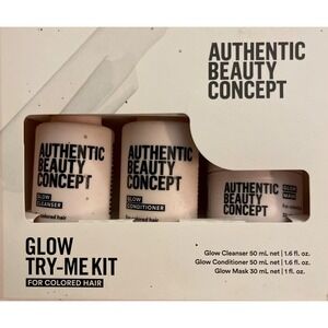 Authentic Beauty Concept Glow Try Me Kit - Shampoo, Conditioner, & Hair Mask